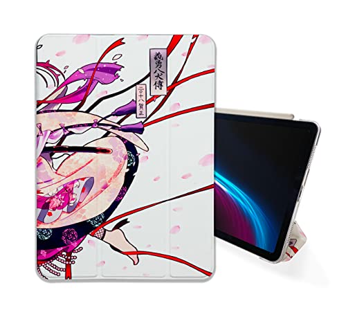 Cute Anime Girl Kawaii Sakura case Compatible with iPad Mini Air Pro 7.9 8.3 9.7 10.2 10.9 11 12.9 inch Pattern Cover New 2022 2021 Trifold Stand 3 4 5 6 7 8 9 Generation 548 (9.7" 5/6 gen)