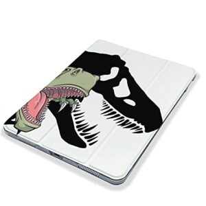 Dino Aggressive T-rex Dinosaur case Compatible with iPad Mini Air Pro 7.9 8.3 9.7 10.2 10.9 11 12.9 inch Pattern Cover 2022 2021 Trifold Stand 3 4 5 6 7 8 9 Generation 557 (12.9 Pro 3/4/5 gen)