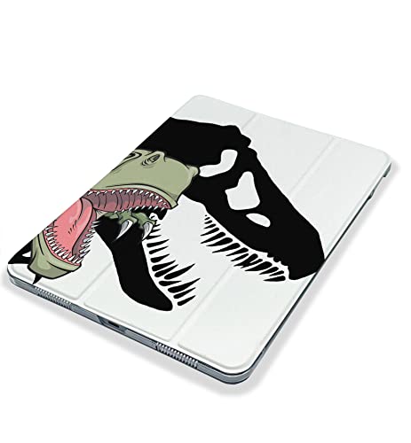 Dino Aggressive T-rex Dinosaur case Compatible with iPad Mini Air Pro 7.9 8.3 9.7 10.2 10.9 11 12.9 inch Pattern Cover 2022 2021 Trifold Stand 3 4 5 6 7 8 9 Generation 557 (12.9 Pro 3/4/5 gen)