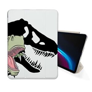 Dino Aggressive T-rex Dinosaur case Compatible with iPad Mini Air Pro 7.9 8.3 9.7 10.2 10.9 11 12.9 inch Pattern Cover 2022 2021 Trifold Stand 3 4 5 6 7 8 9 Generation 557 (12.9 Pro 3/4/5 gen)