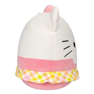 Squishmallows Sanrio 14-Inch Hello Kitty Wearing Gingham Skirt Plush - Large Ultrasoft Official Kelly Toy Plush