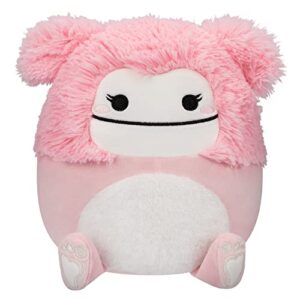 squishmallows 8-inch brina pink bigfoot with fuzzy belly - little ultrasoft official kelly toy plush