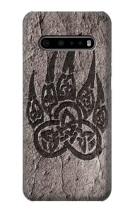 r3832 viking norse bear paw berserkers rock case cover for lg v60 thinq 5g