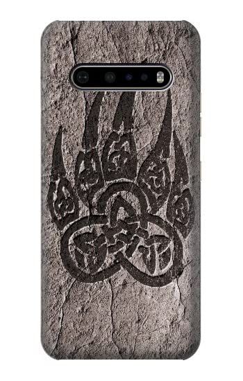 R3832 Viking Norse Bear Paw Berserkers Rock Case Cover for LG V60 ThinQ 5G