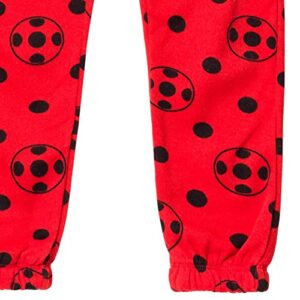 Miraculous Ladybug Big Girls Fleece 2 Pack Leggings Black/Red 14-16