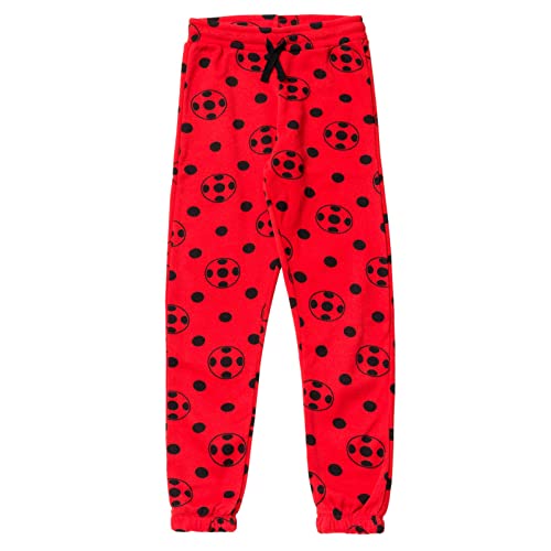 Miraculous Ladybug Big Girls Fleece 2 Pack Leggings Black/Red 14-16