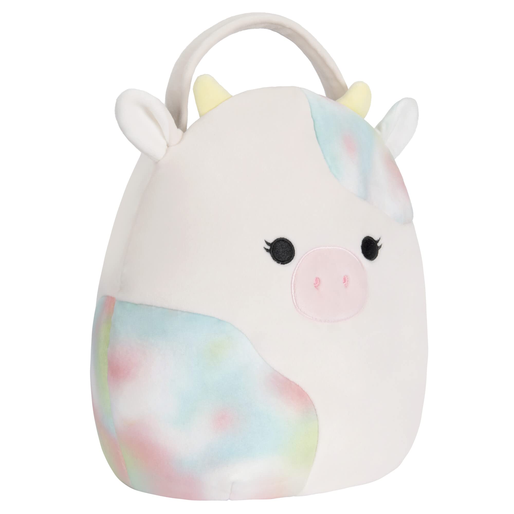 Squishmallows Original 12-Inch Candess Cow Treat Pail - Medium-Sized Ultrasoft Official Jazwares Plush