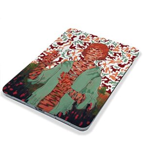 Cute Abstract Painted Girl case Compatible with iPad Mini Air Pro 7.9 8.3 9.7 10.2 10.9 11 12.9 inch Pattern Cover New 2022 2021 Trifold Stand 3 4 5 6 7 8 9 Generation 571 (10.9" Air 4)