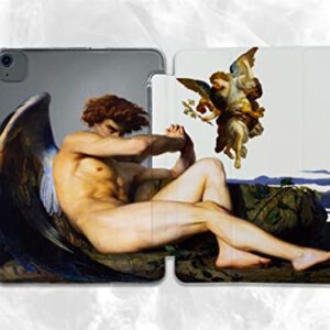 Cute Renaissance Angels Art case Compatible with iPad Mini Air Pro 7.9 8.3 9.7 10.2 10.9 11 12.9 inch Pattern Cover New 2022 2021 Trifold Stand 3 4 5 6 7 8 9 Generation 592 (10.2" 7/8/9 gen)