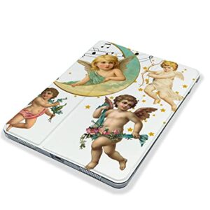 Cute Renaissance Angels Cupid case Compatible with iPad Mini Air Pro 7.9 8.3 9.7 10.2 10.9 11 12.9 inch Pattern Cover New 2022 2021 Trifold Stand 3 4 5 6 7 8 9 Generation 591 (11" Pro 1/2/3 gen)