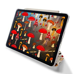 Cute Mushroom Toadstool Pattern Case Compatible with All Generations iPad Air Pro Mini 5 6 11 inch 12.9 10.9 10.2 9.7 7.9 Plastic Fabric Cover Slim Smart Stand SN1058 (8.3" Mini 6th gen)