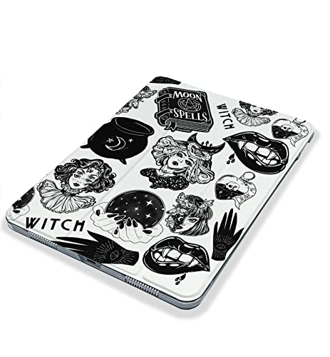 Halloween Witch Witchcraft case Compatible with iPad Mini Air Pro 7.9 8.3 9.7 10.2 10.9 11 12.9 inch Pattern Cover New 2022 2021 Trifold Stand 3 4 5 6 7 8 9 Generation 606 (11" Pro 1/2/3 gen)