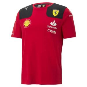 scuderia ferrari - 2023 team t-shirt - men - red - size: m