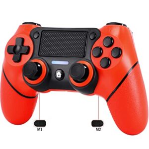 Wsxvzxc Controller Wireless for Ps4 Controller with Programming Key/Turbo /6-Axis Dual Shock Game Remote Joysticks Support Play-Station 4 Ps4 Console Pro/Slim