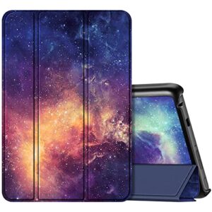 fintie slim case for all-new fire 7 tablet (12th generation, 2022 release) - ultra lightweight slim shell stand cover with auto wake/sleep, galaxy