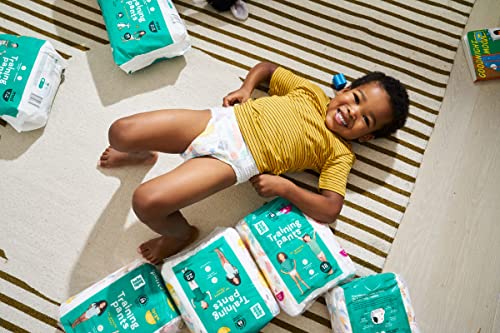 Hello Bello Premium Training Pants Size 3T-4T I 22 Count of Disposeable, Gender Neutral, Eco-Friendly, and Potty Training Underwear with Snug and Comfort Fit for Toddlers on the Move I Li'l Barkers