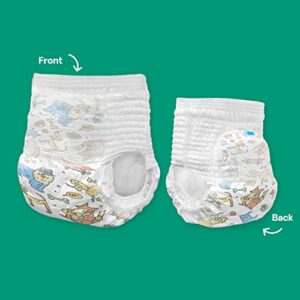 Hello Bello Premium Training Pants Size 3T-4T I 22 Count of Disposeable, Gender Neutral, Eco-Friendly, and Potty Training Underwear with Snug and Comfort Fit for Toddlers on the Move I Li'l Barkers