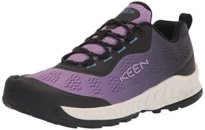 keen women's nxis speed low height vented hiking shoes, english lavender/ombre, 10