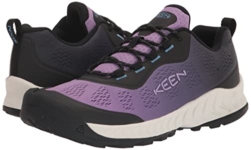 KEEN Women's NXIS Speed Low Height Vented Hiking Shoes, English Lavender/Ombre, 10