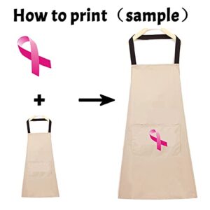 Personalized Kitchen Apron Custom Your Design Text Logo Women Men Aprons