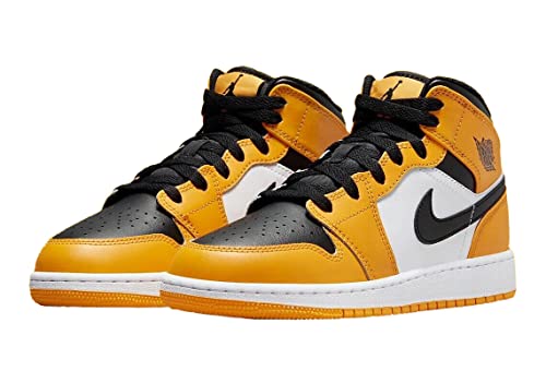 Jordan Youth Air 1 Mid (GS) 554725 701 Taxi - Size 6Y