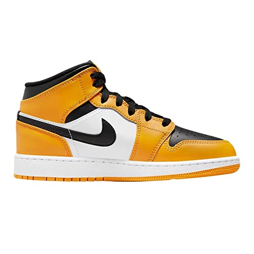 Jordan Youth Air 1 Mid (GS) 554725 701 Taxi - Size 4.5Y