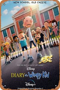ysirseu diary of a wimpy kid (#2 of 9) 2010 movie poster wall home wall art metal tin sign 8x12 inch