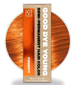 good dye young semi permanent hair dye (toxicity - copper) – uv protective temporary hair color lasts 15-24+ washes – conditioning copper hair dye – ppd free hair dye - cruelty-free & vegan hair dye