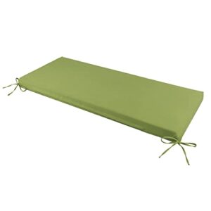 rofielty bench cushion 30 inch, bench cushion for indoor/outdoor use outdoor swing cushions, waterproof and durable resistant furniture patio cushion. (green, 30×14×2.5)