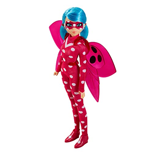 Miraculous Ladybug and Cat Noir Toys Cosmobug Fashion Doll | Articulated 26cm Cosmobug Doll with Accessories | Marinette Superhero Cosmobug Figurine Toys Bandai Dolls Range