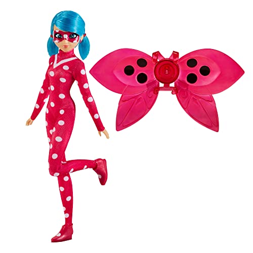 Miraculous Ladybug and Cat Noir Toys Cosmobug Fashion Doll | Articulated 26cm Cosmobug Doll with Accessories | Marinette Superhero Cosmobug Figurine Toys Bandai Dolls Range