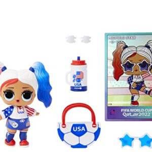 LOL Surprise X FIFA World Cup Qatar 2022 Dolls with 7 Surprises Including Accessories, Limited Edition Collectible Doll with Soccer Theme, Holiday Toy, Great Gift for Kids Girls Ages 4 5 6+ Years