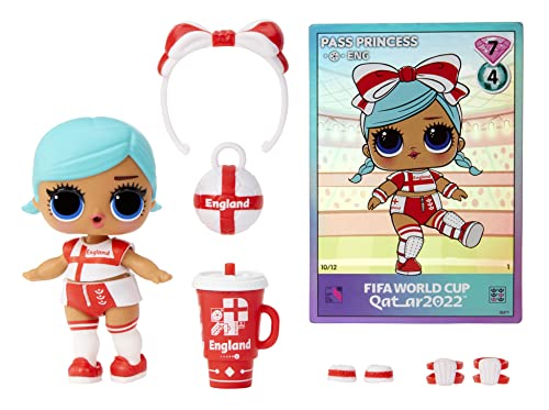 LOL Surprise X FIFA World Cup Qatar 2022 Dolls with 7 Surprises Including Accessories, Limited Edition Collectible Doll with Soccer Theme, Holiday Toy, Great Gift for Kids Girls Ages 4 5 6+ Years