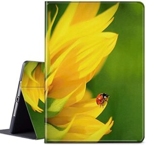 case for all-new kindle fire 7 12th generation 2022 release latest model fire 7 tablet case for kids lightweight protective pu leather smart stand cover with auto wake sleep - cute flowers