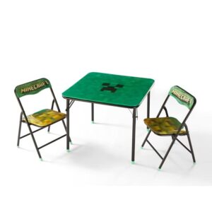 idea nuova minecraft 3 piece table and chair set