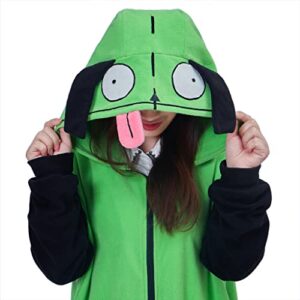 Gir Hoodie Zim Cosplay Costume Inspired Kigurumi Dress Invader Costume Onesie Pajamas for Women