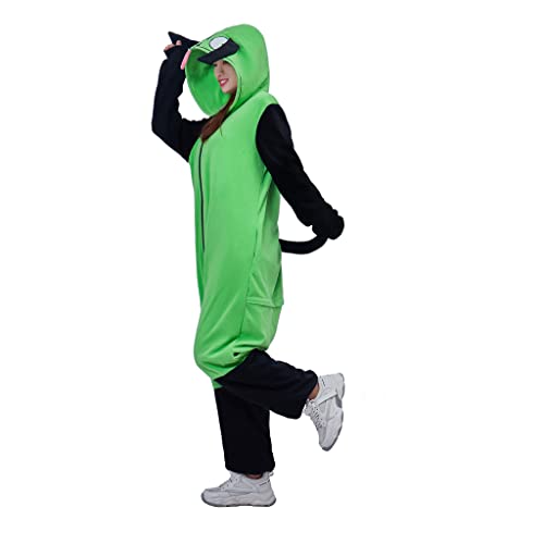 Gir Hoodie Zim Cosplay Costume Inspired Kigurumi Dress Invader Costume Onesie Pajamas for Women