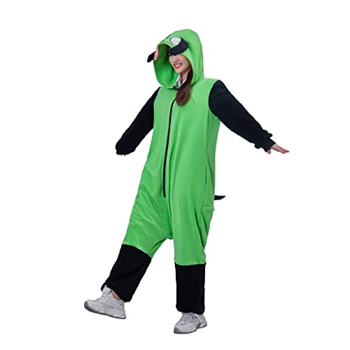 Gir Hoodie Zim Cosplay Costume Inspired Kigurumi Dress Invader Costume Onesie Pajamas for Women