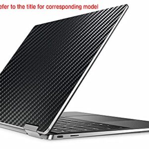 Vaxson 2-Pack Back Protector Film, compatible with Dell XPS 17 9000 9720 17" Laptop Black Guard Sticker Skin [ Not Front Tempered Glass Screen Protectors ]