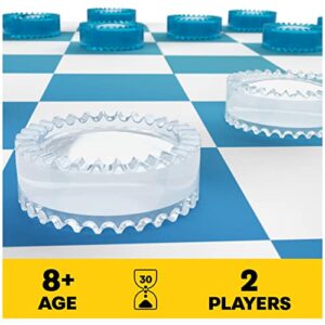 Spin Master Games Pack & Go Chess & Checkers Board Game from Spin Master Games Portable 2-Player Games Chess Board Chess Set for Adults and Kids Ages 8 and up