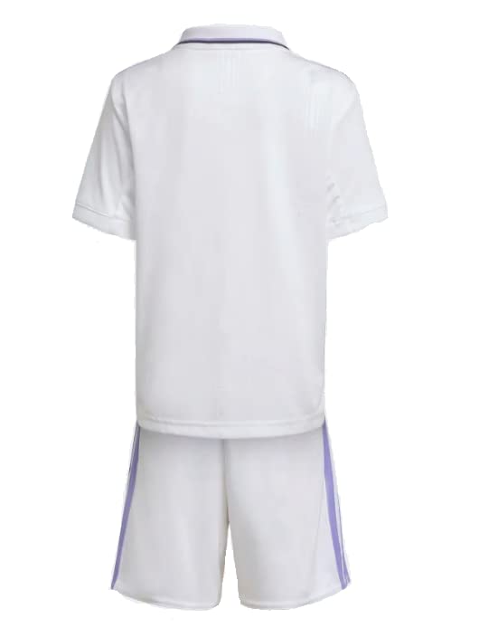 adidas Kids Unisex Soccer Real Madrid 22/23 Home Mini Kit (as1, alpha, xx_s, regular, 2XS)