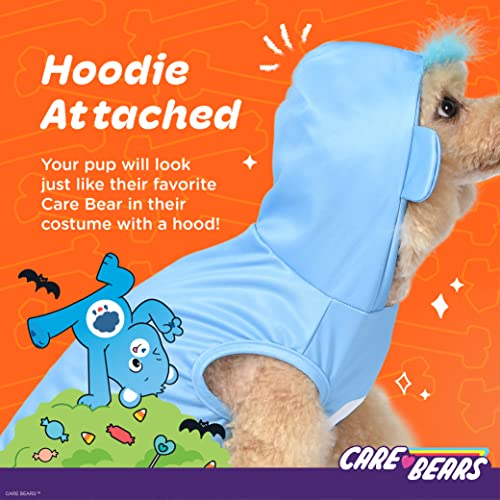 Care Bear for Pets Halloween Grumpy Bear Sleeveless Hoodie- S -| Cozy Hoodie for Dogs | Fun and Cute Halloween Costumes for Dogs| Officially Licensed Care Bears Pet Products, Blue (FF23144)