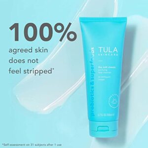 TULA Skin Care The Cult Classic Purifying Face Cleanser (Travel-Size) | Gentle and Effective Face Wash, Makeup Remover, Nourishing and Hydrating | 1.67 oz.