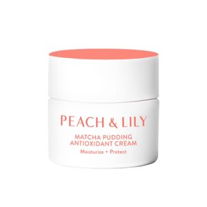 peach & lily matcha pudding antioxidant cream