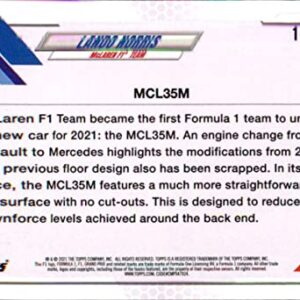 2021 Topps Formula 1#101 Lando Norris McLaren F1 Team Racing Card