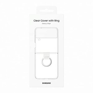 SAMSUNG Galaxy Z Flip4 Official Clear Cover with Ring Transparent