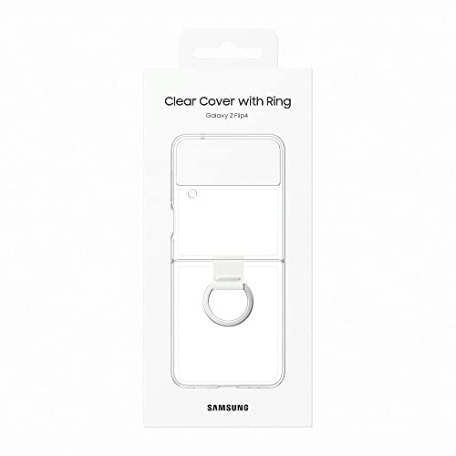 SAMSUNG Galaxy Z Flip4 Official Clear Cover with Ring Transparent