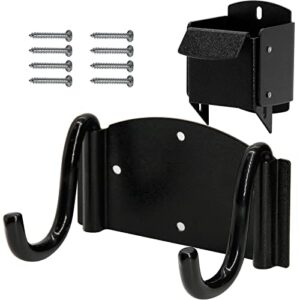 wheelbarrow holder,wheelbarrow hanger holder for garage wall,wheelbarrow storage bracket,for fits most wheelbarrow,folding chair,black