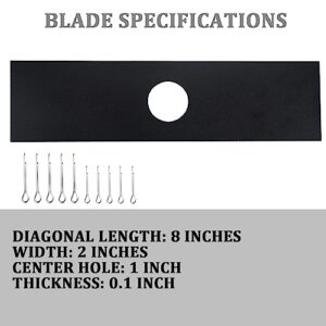 5 Pack 613223 Edger Blades Compatible with Ryobi, Echo, Stihl, Maruyama, Green Machine Edger, Replace 720-237-001, 4133-713-4101, 216062, 237001-1 Inch Center Hole