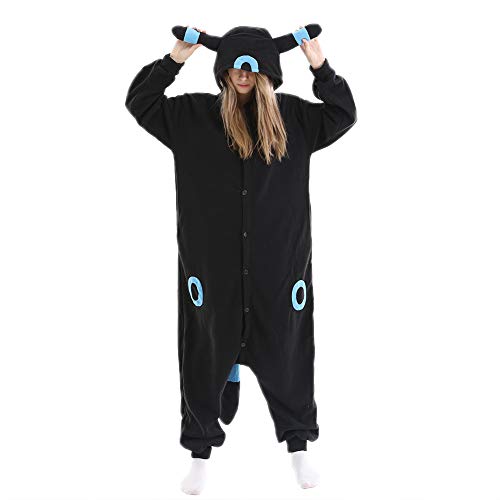 OGU' DEAL Unisex Adult Animal Onesie Pajamas Charactor Role Play Hallooween Cosplay Homewear Sleepwear Costume for Women Blue